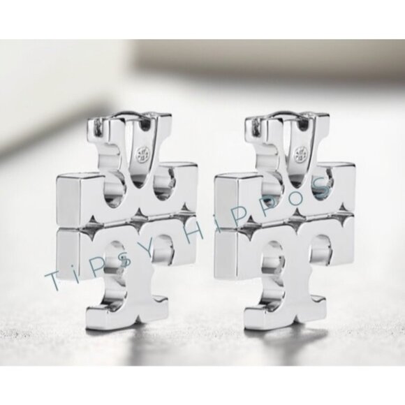 Tory Burch Jewelry - NEW!!  TORY BURCH Icon Hidden Hoop Earrings